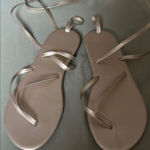 Elegant Women's Sandals in Gold